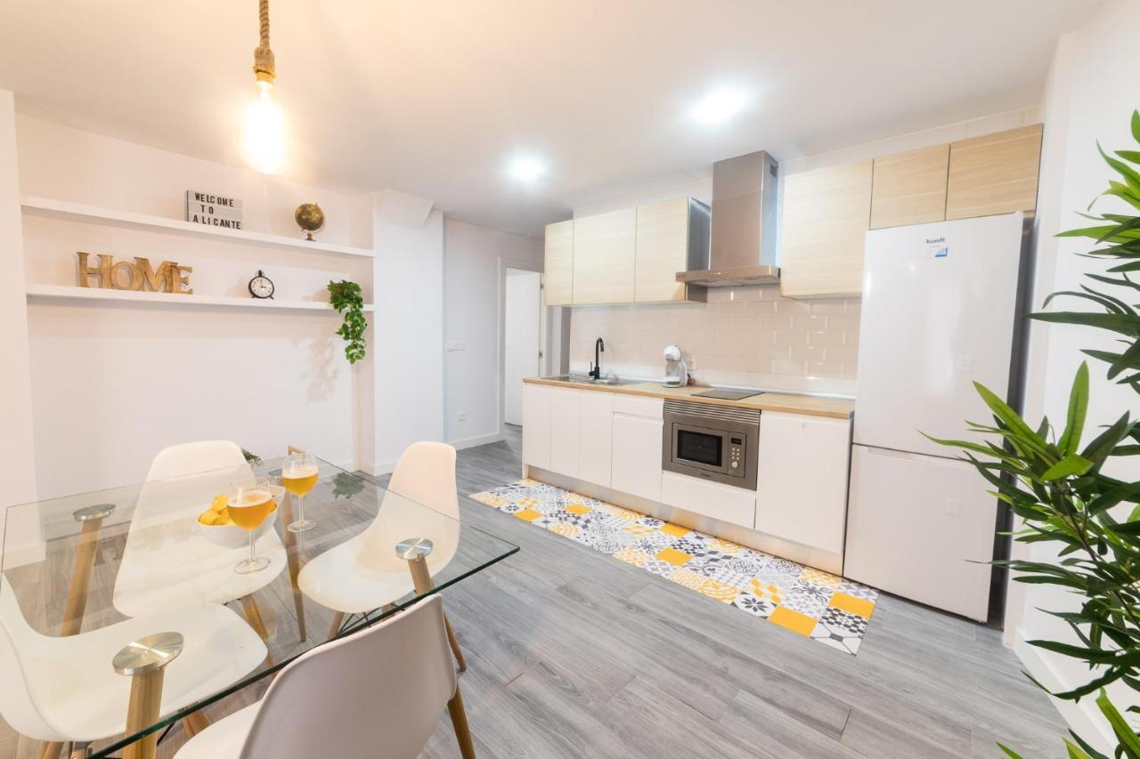 Moonkey - Apartamento Mediterraneo Con Jacuzzi Y Luz Natural Alicante Bagian luar foto